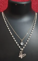 Exquisite Layered Butterfly Pendant Necklace