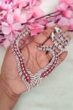 Ad Red Stone Designer  Necklace - Image 2