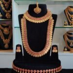 Beautiful Pink Stone Coin Set