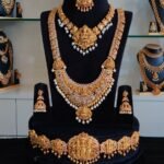 Premium Antique With Pearl Hanging Set