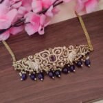 Premium Victorian Purple Designer Chocker