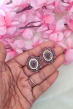 Victorian Purple Earrings - Image 2