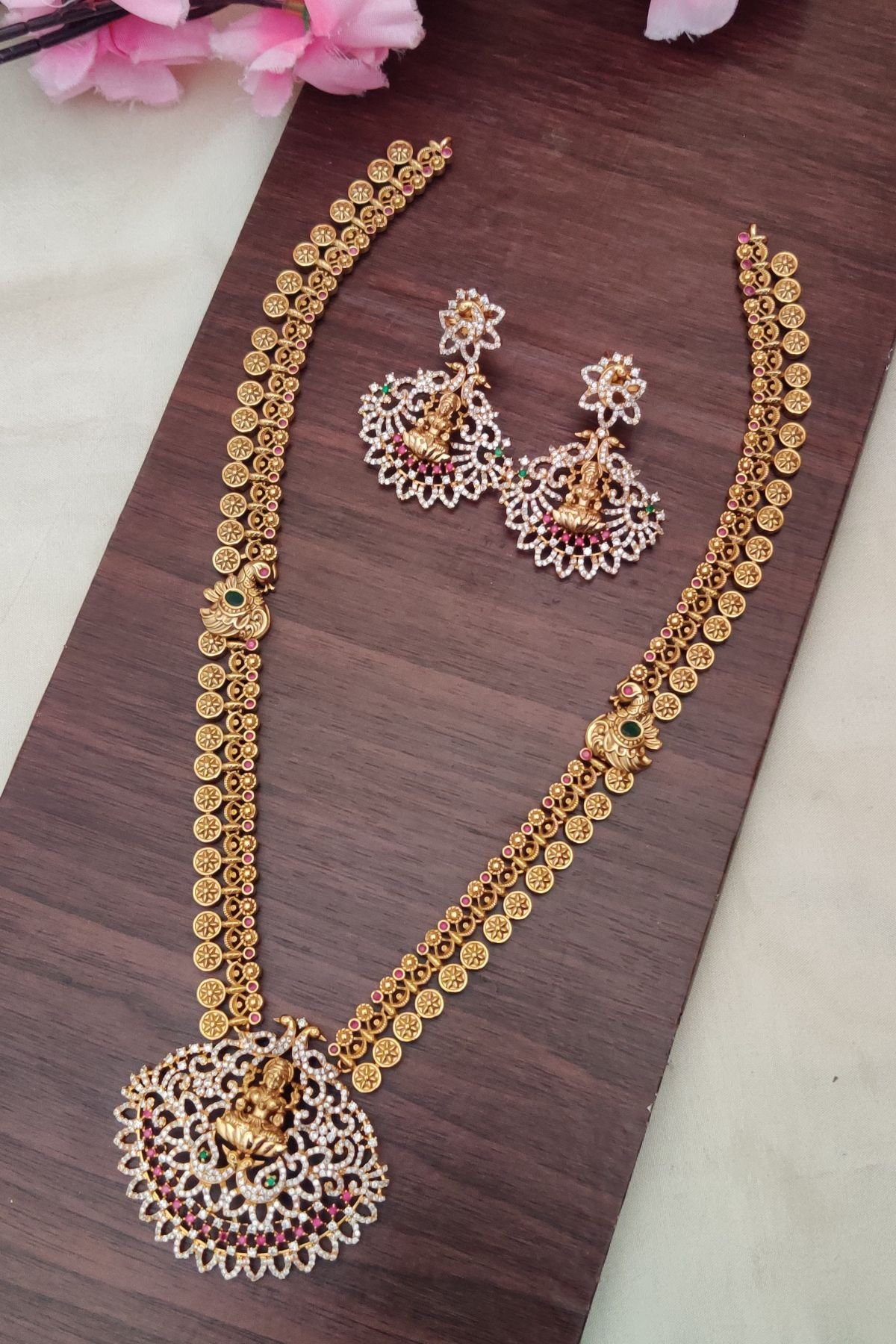 IMG_20250318_165903-2.jpg Premium Lakshmi Designer Long Necklace - Image 1