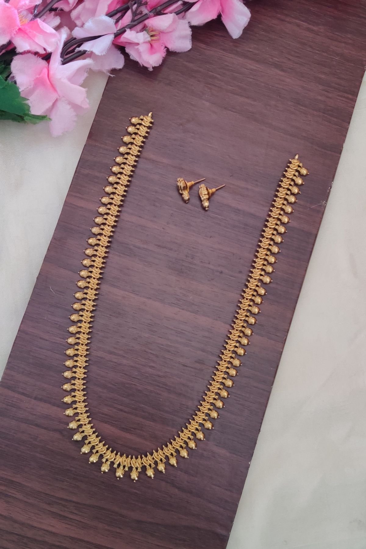 IMG_20250410_153020-1.jpg Gold Plated Long Necklace - Image 1
