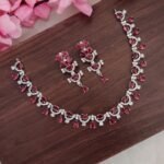 Ad Red Stone Designer  Necklace