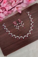 Ad Red Stone Designer  Necklace