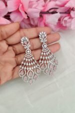 Beautiful Baby Pink Stone Earrings - Image 2