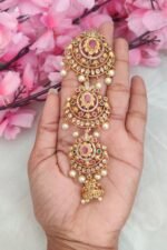 Beautiful Peacock Designer Jadabillai - Image 2