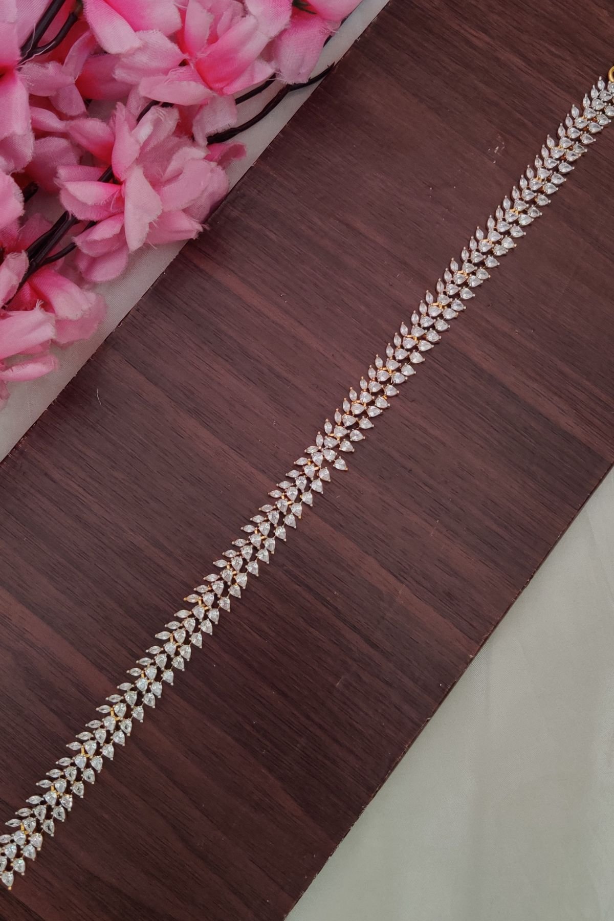 IMG_20250924_130942-1.jpg Beautiful White Stone AD Designer Hipchain - Image 1
