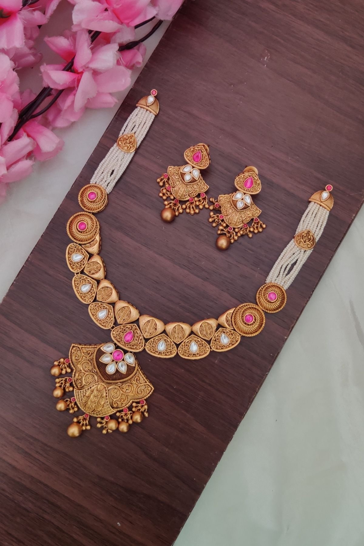 IMG_20250924_131436-1.jpg Premium Stone Designer Necklace - Image 1