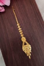 Beautiful Flower Designer Gold Finish Tikka
