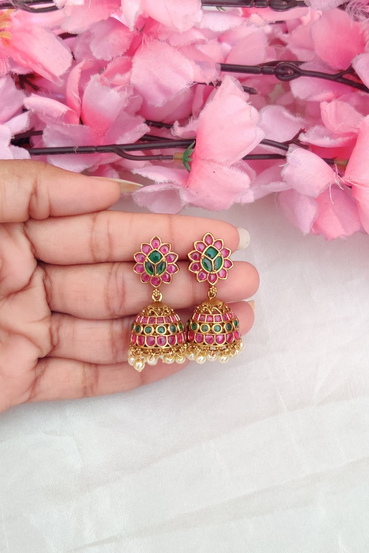 IMG_20251119_131751-1-1.jpg Beautiful Multi Stone Designer Jumkki - Image 1