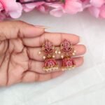Gold Finish Kerala Designer Jumkki
