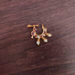 Sparrow Designer Pink&White Stone Nosepin