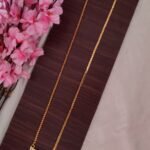 White Stone Lotus Designer Long Necklace