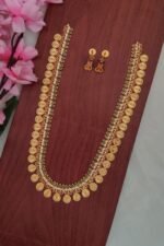 Beautiful Coin Designer Long Necklace Set