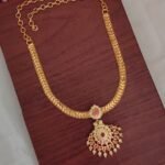 Premium White&Pink Stone Attigai
