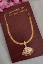 Premium MultiColour Stone Designer Attigai