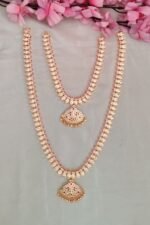 Impon Multi Colour Stone Designer Long Necklace Set - Image 2