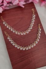 Trendy Stone Designer Ear Chain