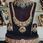 Green Victorian Jewellery Set