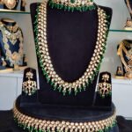 Green Beads Kundan Bridal Set