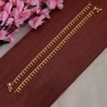 Beautiful Leaf Designer Anklet