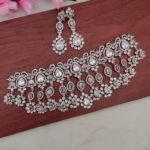 AD White Stone Designer Choker
