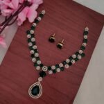 Ad Green Stone Designer Necklace