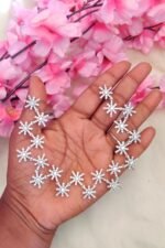 Unique White Stone Designer Necklace - Image 2