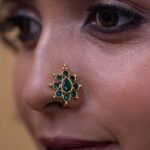 Green Stone Designer Nosepin