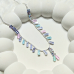 Elegant Multicolor Stone Necklace for Women