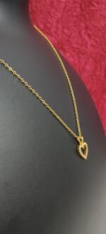 Love Heart Pendant Necklace with Arrow – Romantic & Elegant Jewelry for Women - Image 3