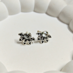 Elegant Vintage Flower Stud Earrings